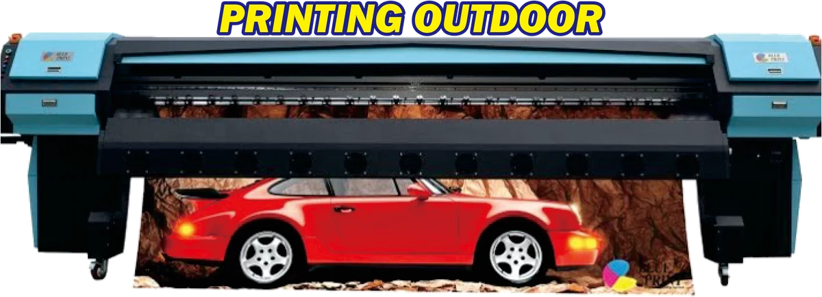 Mesin printing outdoor